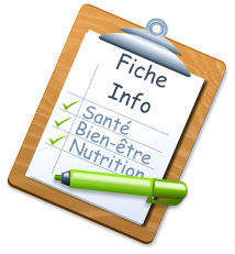 Fiche  Info  Nutrition Santé Bien-être